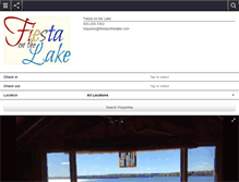 Tablet Screenshot of fiestaonthelake.com